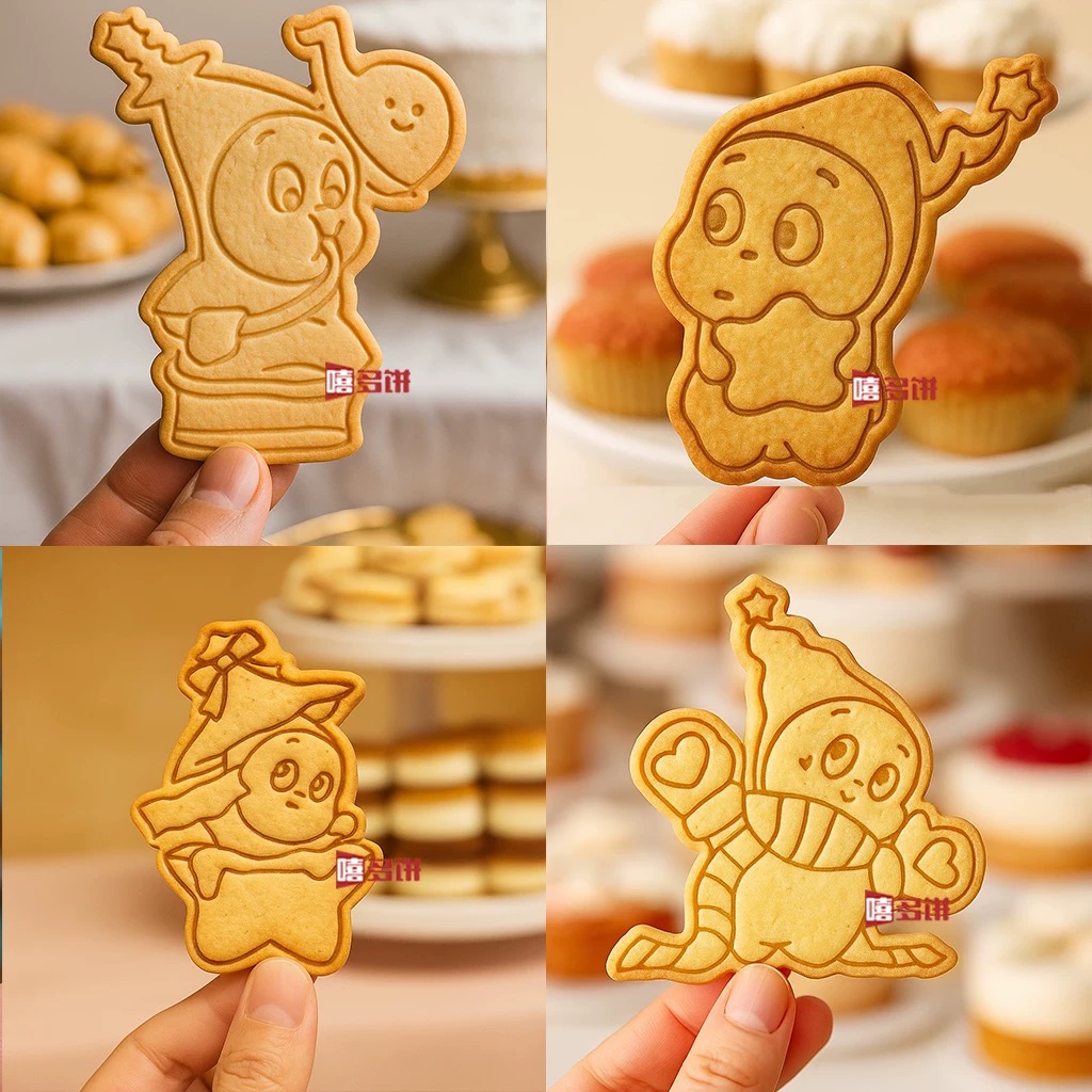 卡通星星人饼干模具可爱翻糖曲奇黄油饼干切模创意立体烘焙工具模