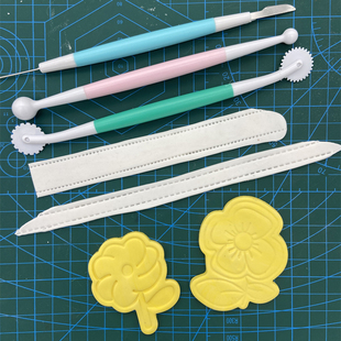 DIY3件套 翻糖雕刻笔组套装套餐 蛋糕糖霜饼干排气针棒针烘焙工具