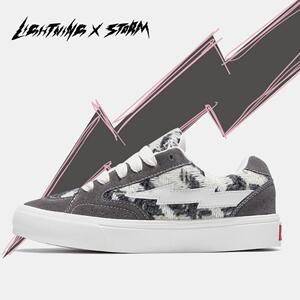 LightningXstorm毕加索画作联名正品闪电鞋复仇风暴休闲情侣板鞋