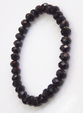 玻璃地球珠水晶刻面手串