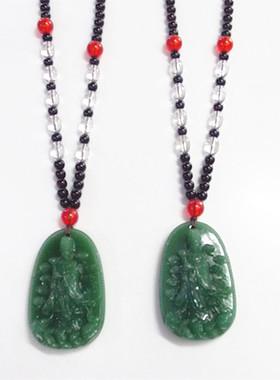 民族风脖子装饰品挂坠佛珠项链