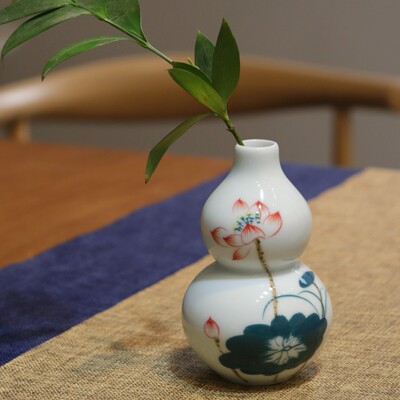 小德中式陶瓷桌面花瓶