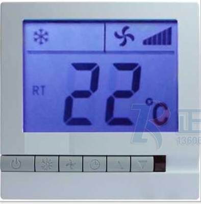 温控分水器执行器温控面板电动自动液晶电磁阀中文显示恒温设定