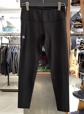 探路者跑步裤女春夏新款户外运动透气弹力徒步长裤KAMH82433