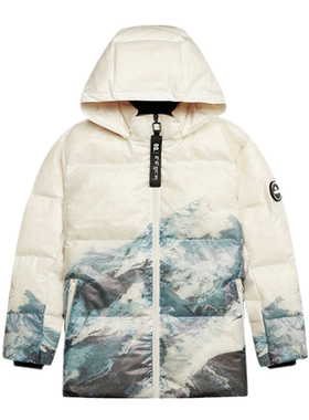 探路者羽绒服男女通款 秋冬户外保暖时尚鸭绒珠峰羽绒衣TADI90092