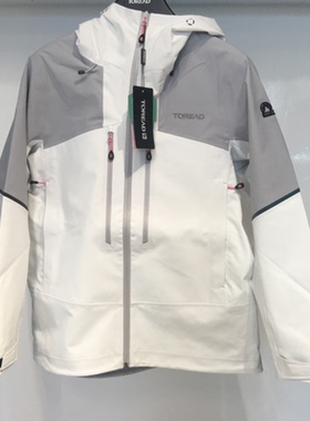 探路者单层冲锋衣女 24春夏款户外透气防风防水外套TABBAM82004