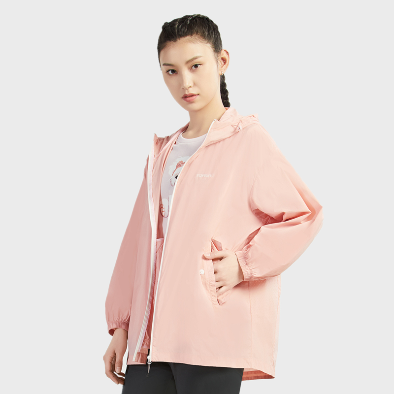 探路者皮肤衣 夏季新品户外抗紫外线防泼水女士防晒衣TAZJ82770