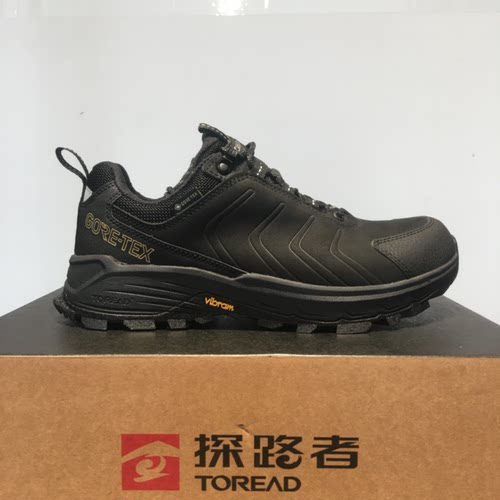 探路者徒步鞋男24秋冬户外GORE防水V底防滑抓地登山鞋TFAACM91926