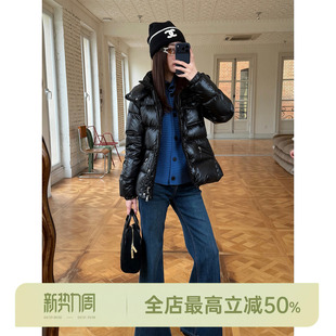 蒙家限定小蛮腰 AOMI 90鹅绒连帽拉链设计羽绒服 HELA 邱莹莹