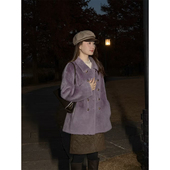 紫金直毛皮草 AOMI 绵羊毛100%柔软小金扣皮草 HELA 邱莹莹