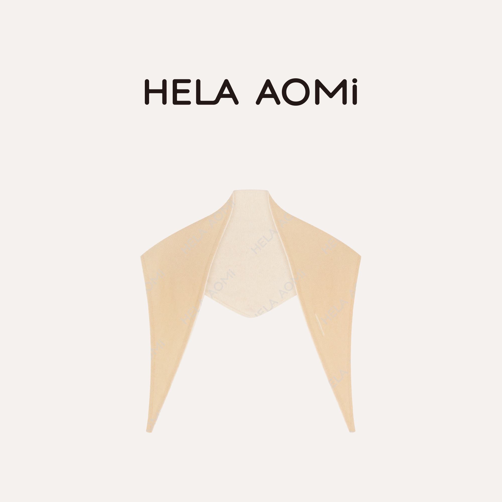 邱莹莹 HELA AOMI “双色三角巾