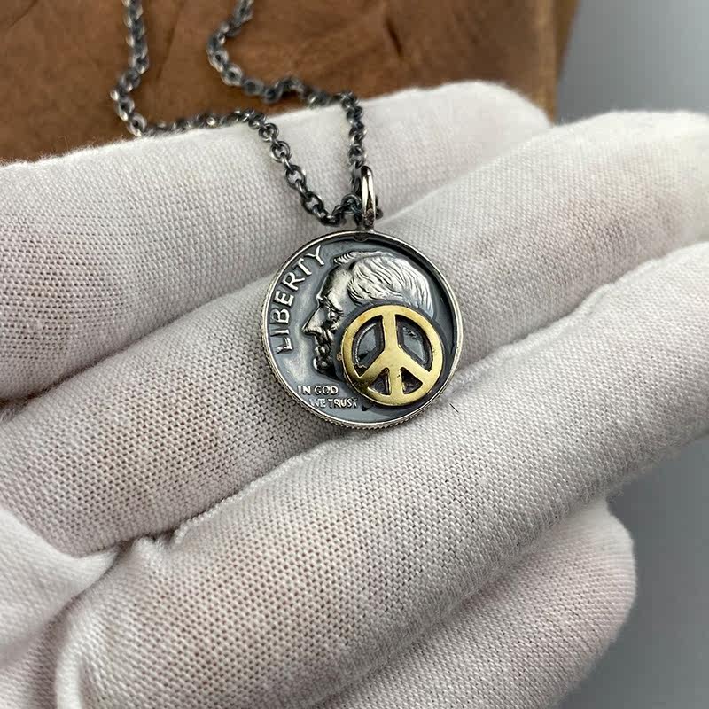Different cuisine NW Japan Craftsmen Original Antiwar peace 19 century Wanderer Morgan Silver coin Necklace men and women 925 silverin the Accessories/Fashion Jewelry, Pendant/Pendant  category - from Buy2taobao.com to provide professional Taobao agent buy service