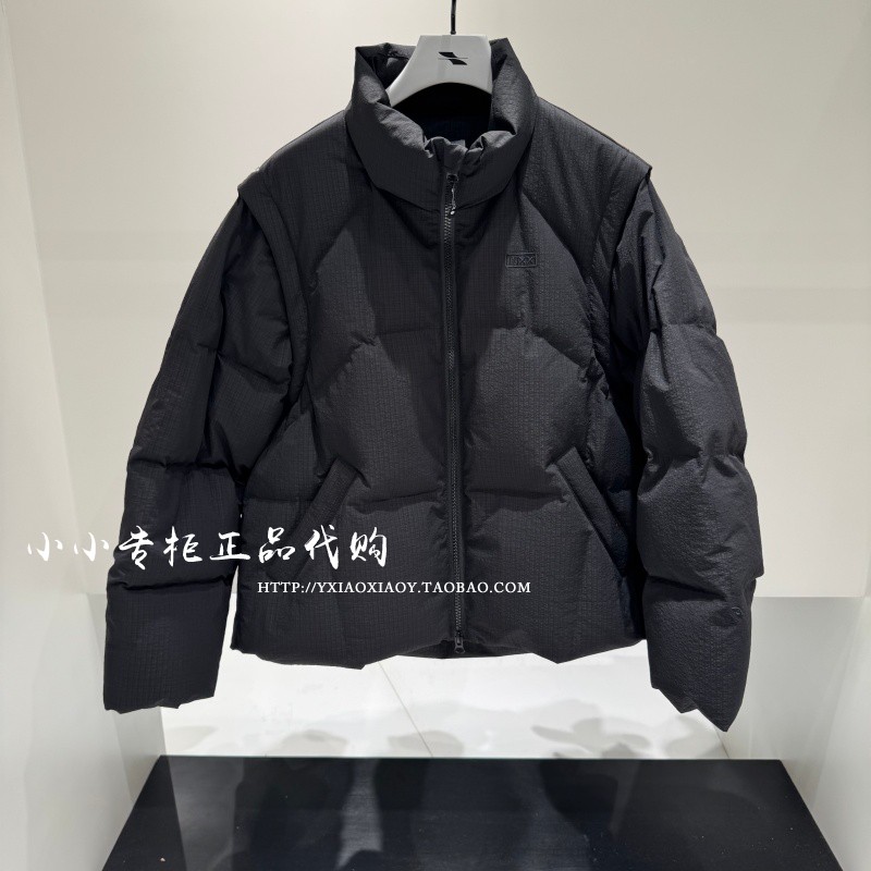 INXX立领拼接羽绒服90鸭绒