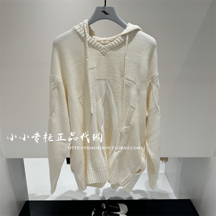 TOFOURTH拼接宽松针织衫