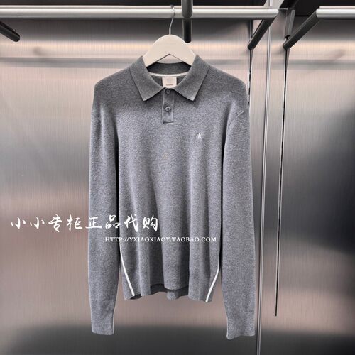 CKJeans刺绣套头针织衫