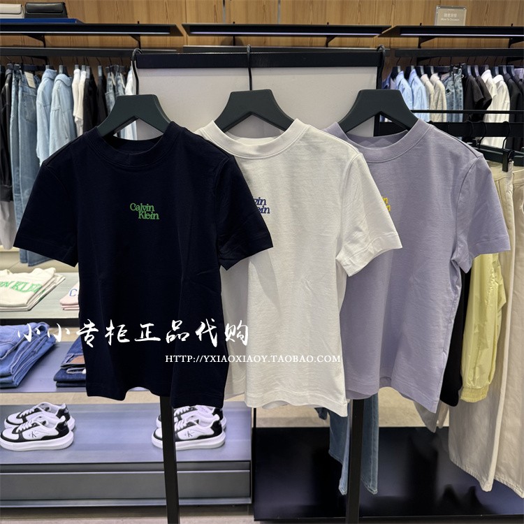 CKJeans正品25春夏新款女士T恤