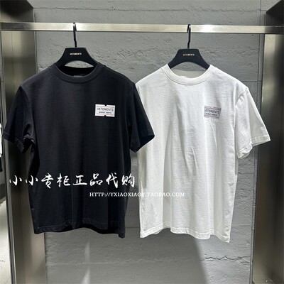 VETEMENTS维特萌短袖T恤宽松字母