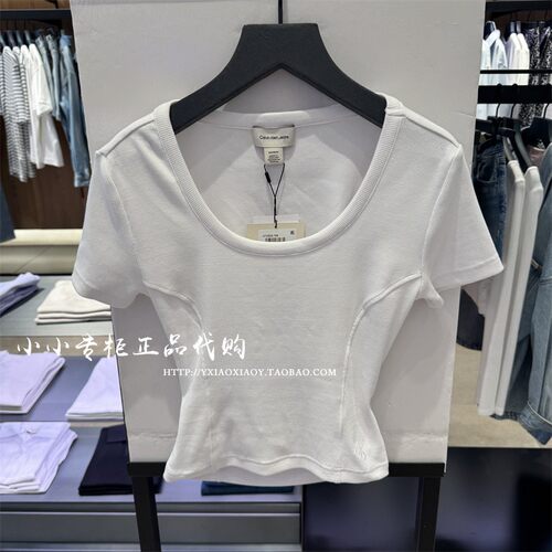 CKJeans正品25早秋新款女士T恤