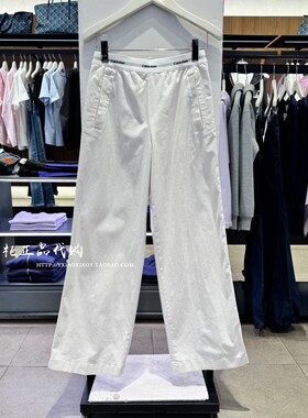 CK Jeans专柜正品 2026春夏款女士腰边字母宽松运动休闲裤47F403G