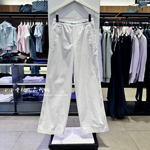 2026春夏款 女士腰边字母宽松运动休闲裤 47F403G Jeans专柜正品