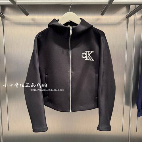 CKJeans字母刺绣夹克外套
