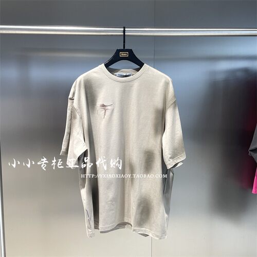 TOFOURTH印花宽松短袖T恤