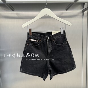CK Jeans专柜正品 2025早秋新款女士休闲百搭牛仔短裤 47C712G