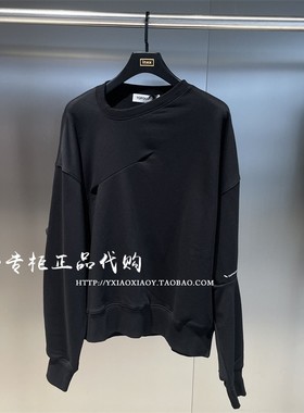 INXX专柜正品 2023秋款TOFOURTH男女个性宽松圆领卫衣 TFD3109150