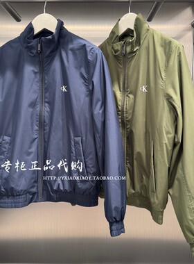 CK Jeans专柜正品 2025秋冬款男士复古通勤简约棉服外套 4RE515G