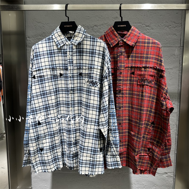 VETEMENTS正品2025秋款男女衬衫