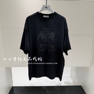 INXX专柜正品 2026夏款男女渐变印花宽松纯棉短袖T恤 XSG1010069