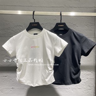T恤 女士字母印花短袖 35352040 2025夏款 VETEMENTS维特萌专柜正品