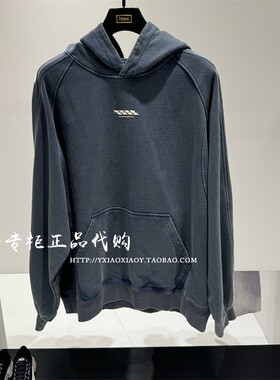 INXX专柜正品 2024秋款TOFOURTH男女拼接宽松连帽卫衣 TFE3100059