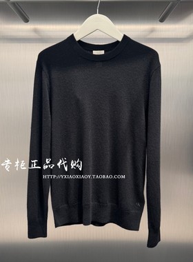 CK Jeans专柜正品 2025秋款男士纯色内搭山羊绒针织衫 40EM344