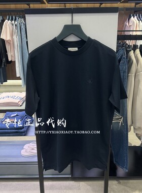 CK Jeans专柜正品 2025春夏新款男士简约刺绣字母短袖T恤4RAB207