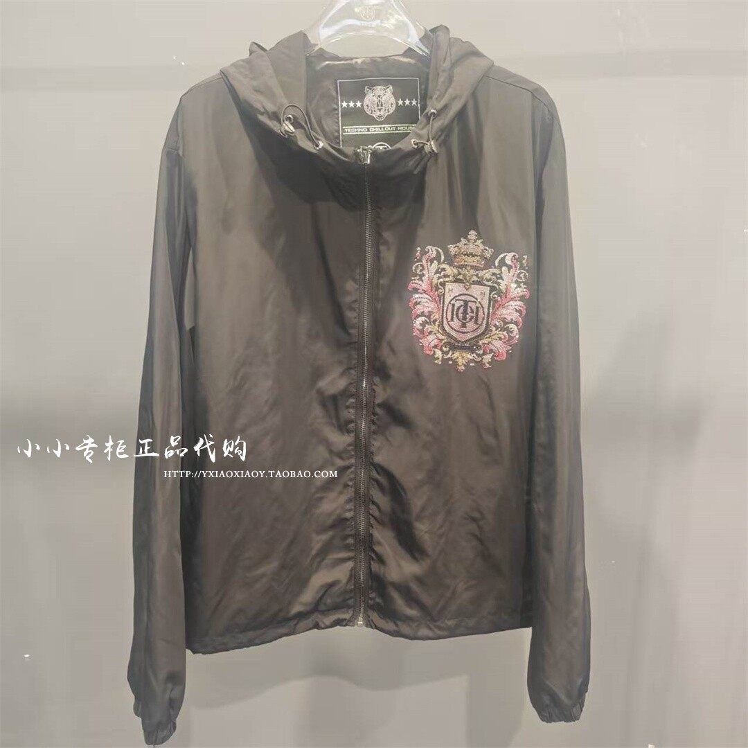 轻奢潮牌TCH专柜正品 2026春夏款字母烫钻防晒轻薄外套T78A276003