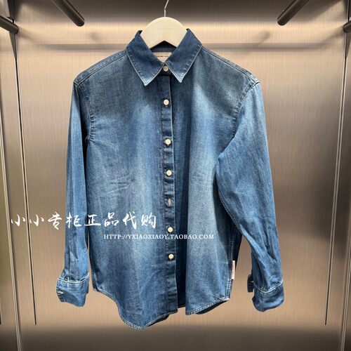 CKJeans复古通勤牛仔衬衫