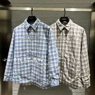 VETEMENTS维特萌专柜 2025冬款男女字母刺绣格子棉服35711002