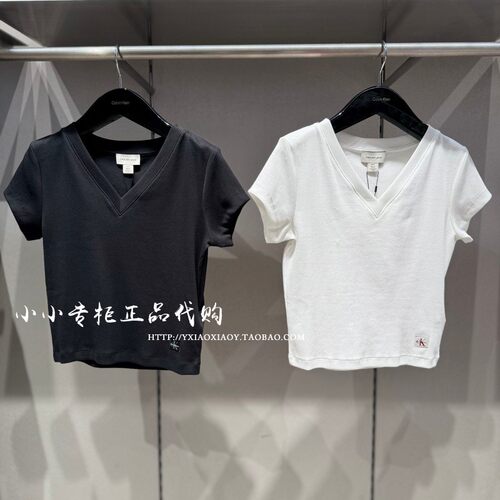 CKJeans辣妹修身短袖T恤