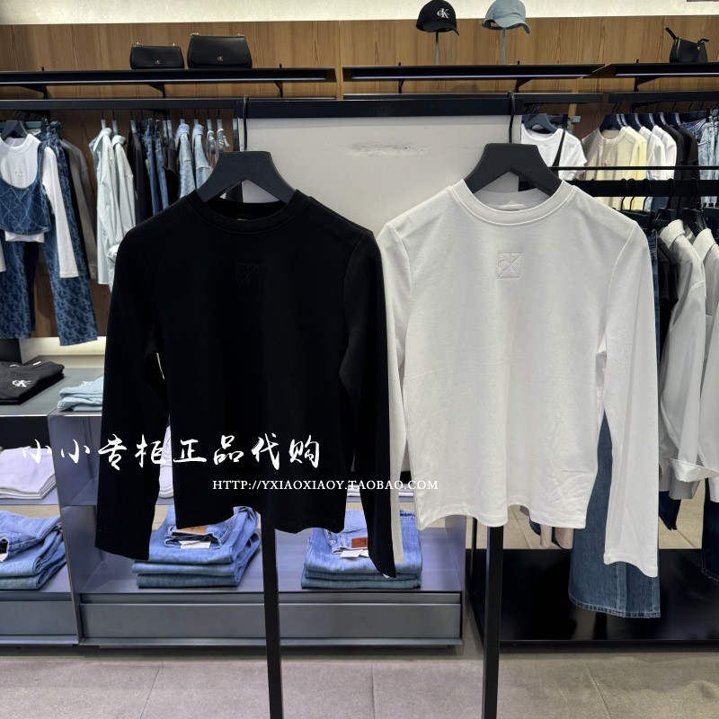 CKJeans正品2025秋款女士T恤