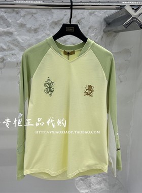 INXX专柜正品 2025夏款男女印花刺绣拼色宽松短袖T恤 XGF2010525