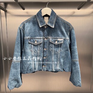 Jeans25秋季 明星同款 47D725G 潮壳薄款 夹棉牛仔外套 女美式