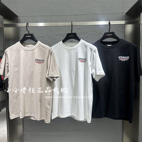 VETEMENTS正品25春夏新款短袖T恤