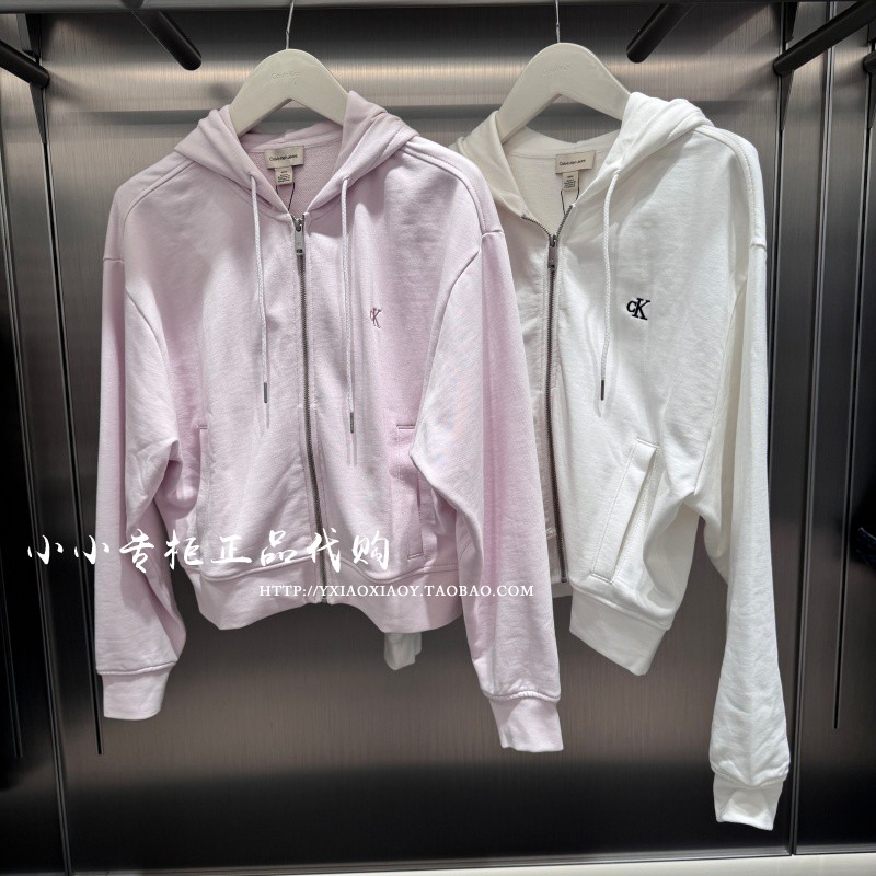 CKJeans经典刺绣开衫卫衣外套图片