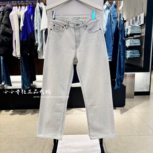 CK Jeans专柜正品 2026春夏新款女士复古直筒宽松牛仔裤 47F719G