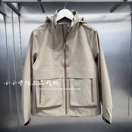 CKJeans户外露营可收纳连帽夹克
