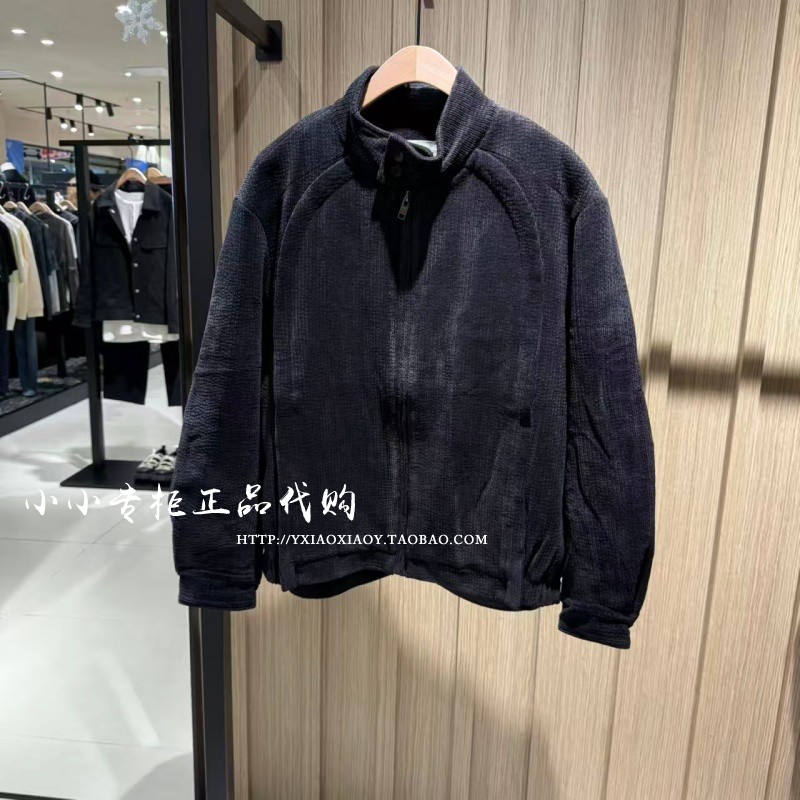 RS流石纯色百搭加棉夹克