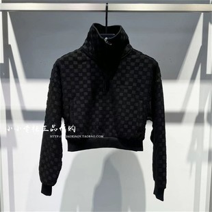 针织外套 女士格子短款 ACW310103 24秋款 ACUPUNCTURE爱克佩特正品