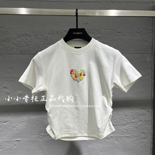 T恤 女士刺绣印花短袖 34152007 2024夏款 VETEMENTS维特萌专柜正品