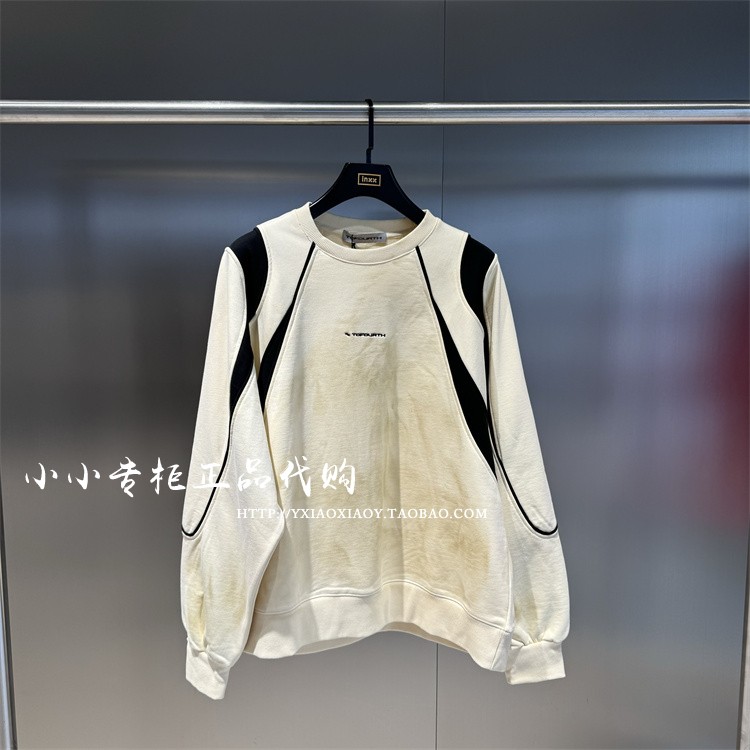 TOFOURTH刺绣圆领卫衣